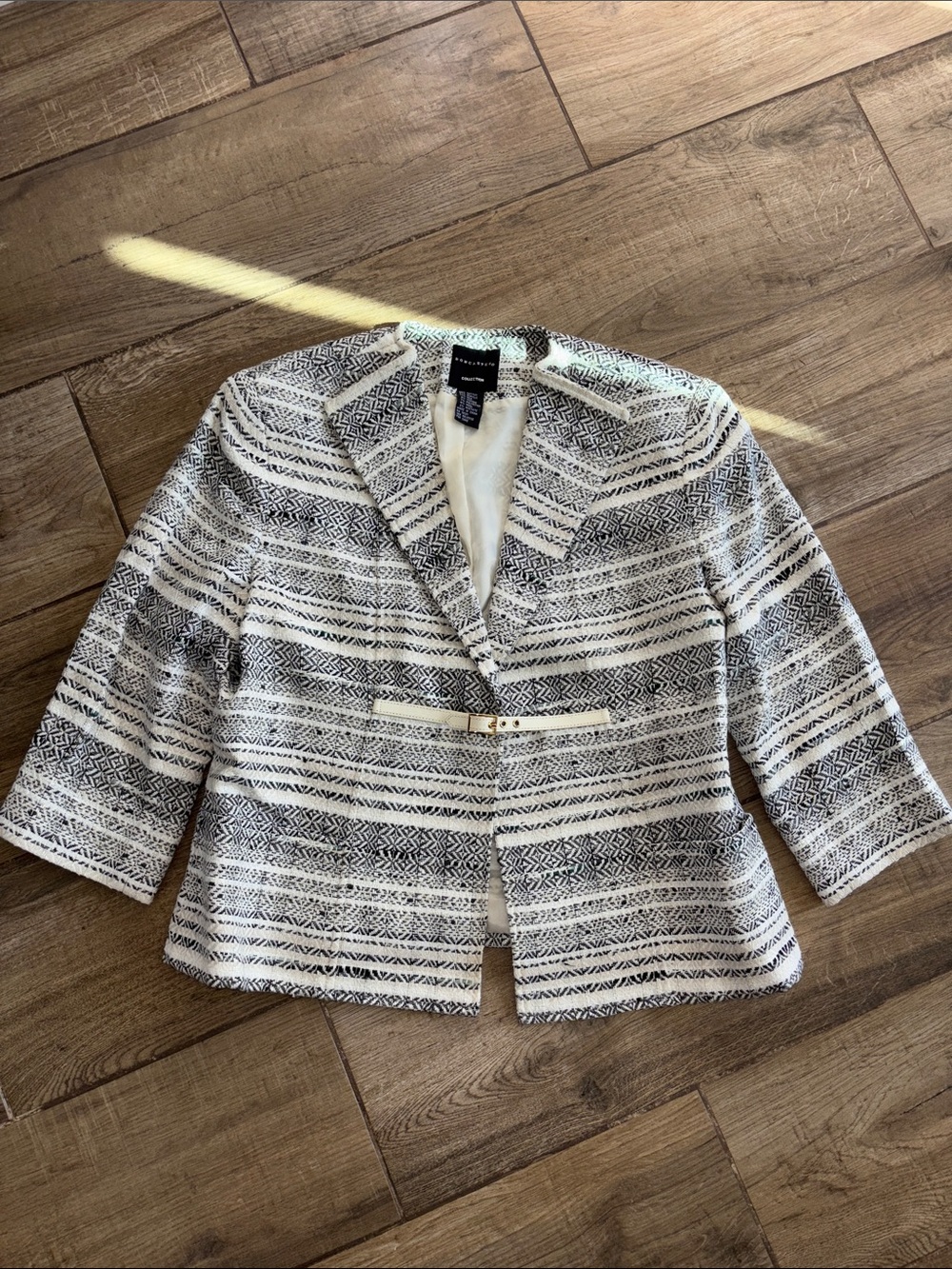 Doncaster Collection Silk/Wool/Tweed Blazer